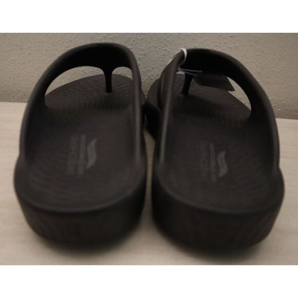 Skechers 141701 Women's Sz 9 Black Contend Go Recover Refresh Thong Sandals - Picture 2 of 8